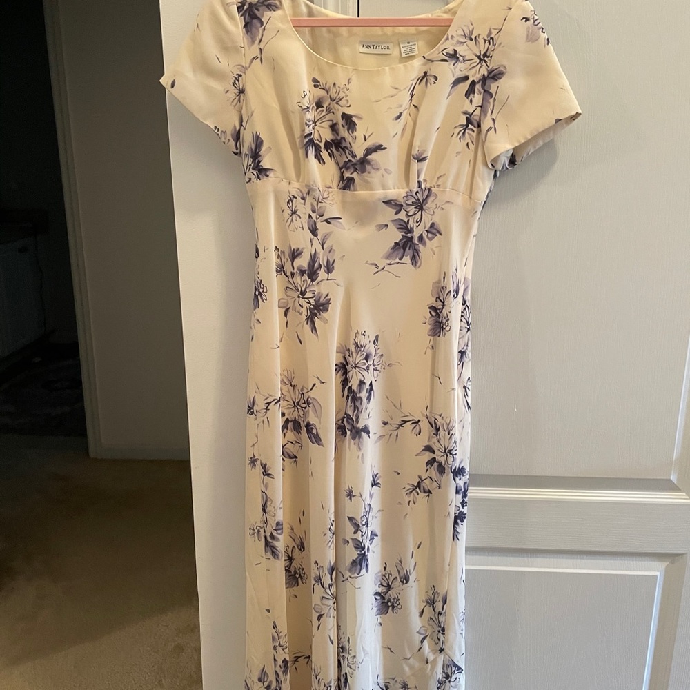 ANN TAYLOR long floral dress